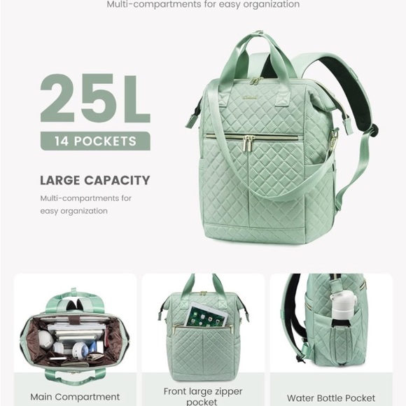 BLACK laptop/travel bag, personal item - Picture 5 of 14